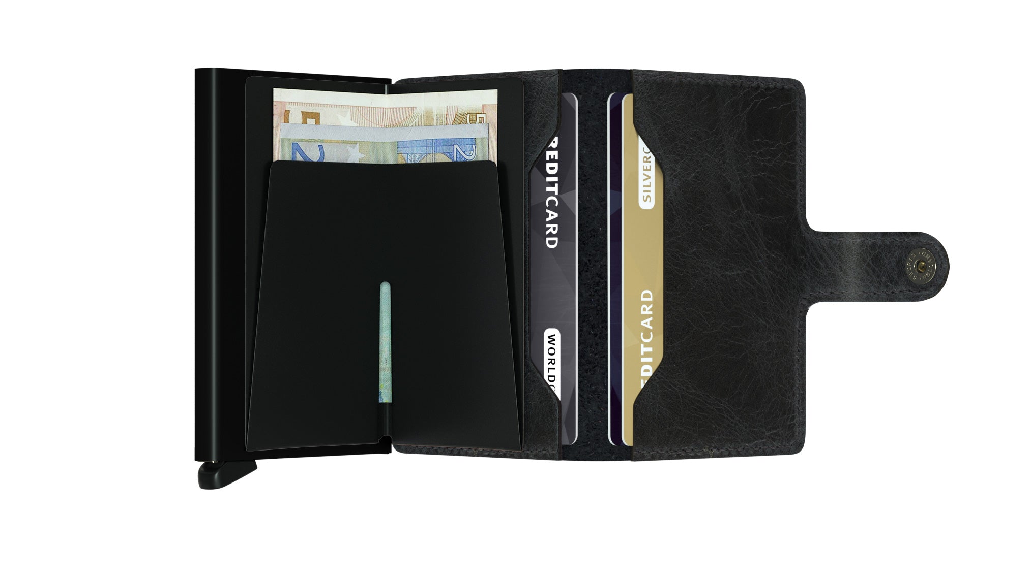 Secrid MV-Black Vintage Black Miniwallet 1718081 image 1