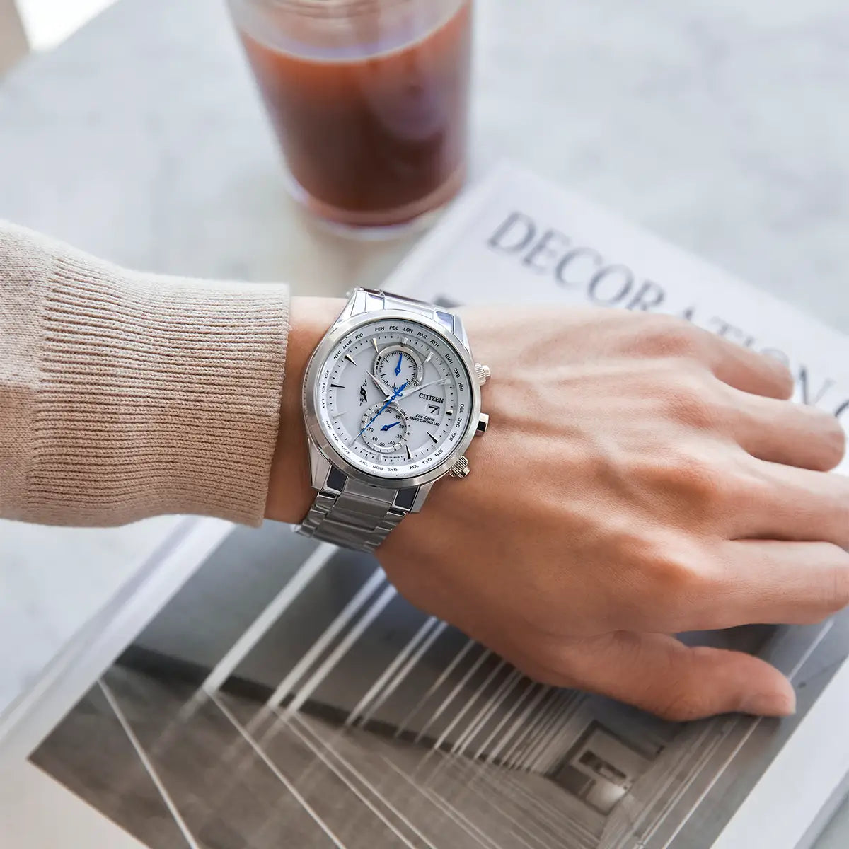 Citizen World Chronograph A.T Atomic Timekeeping AT8260-85A