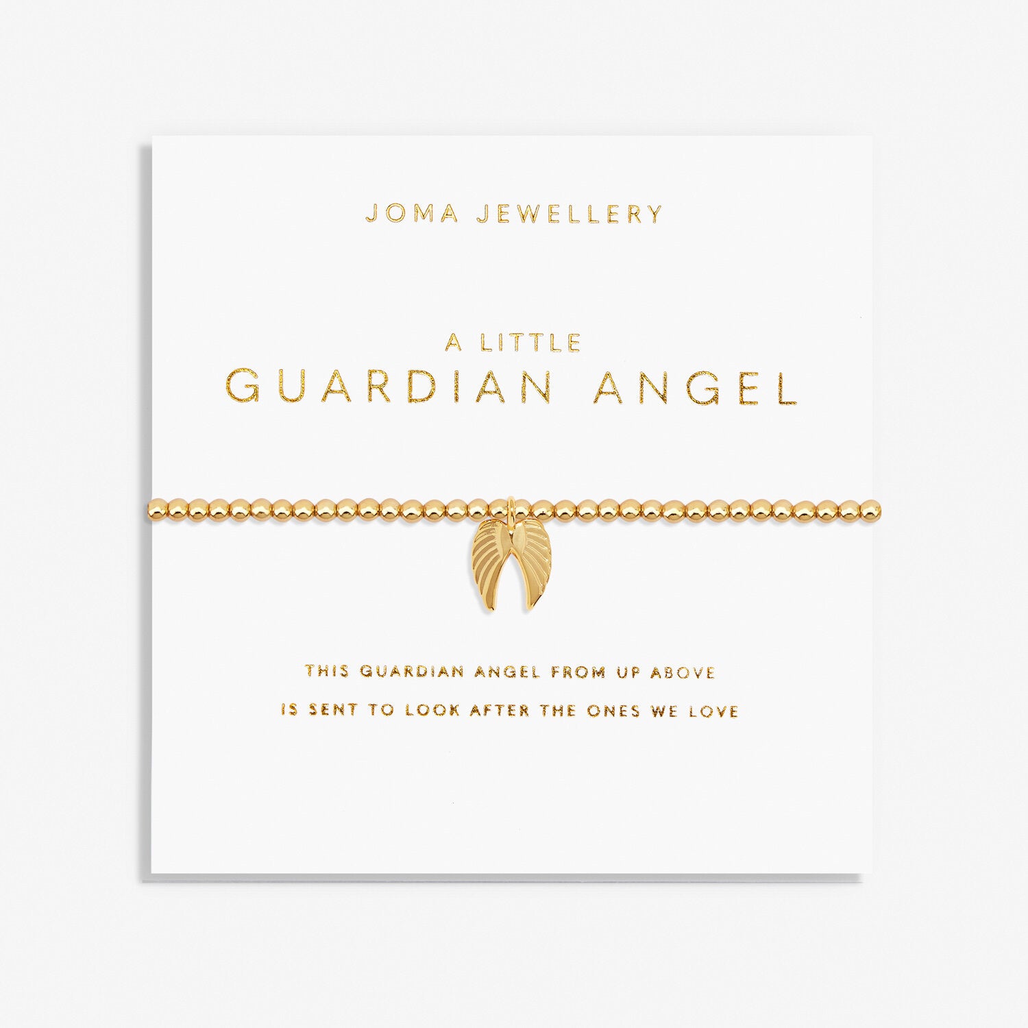 A Little 'Guardian Angel' Bracelet In Gold Plating image 0