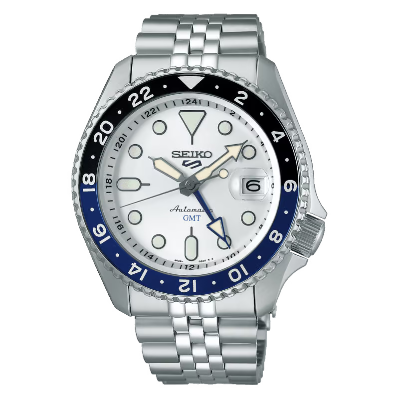 Seiko 5 Sports SKX GMT Sky Blue, Silver Cloud image 0