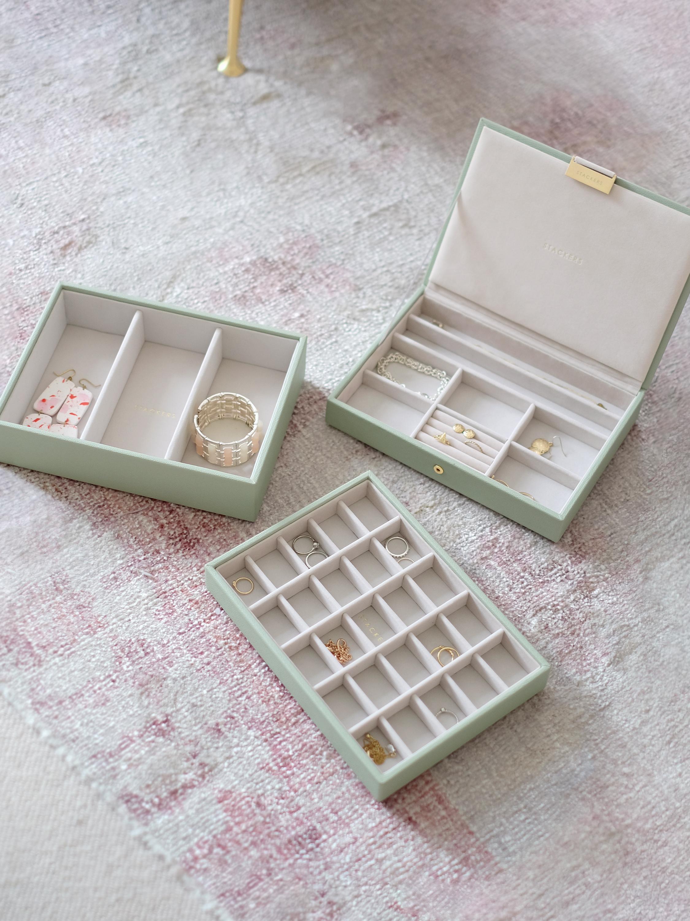 Stackers Classic Jewellery Box - Sage Green image 1