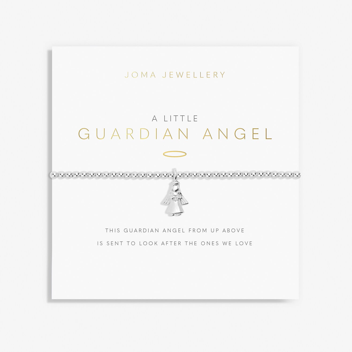 A Little 'Guardian Angel' Silver Bracelet image 0
