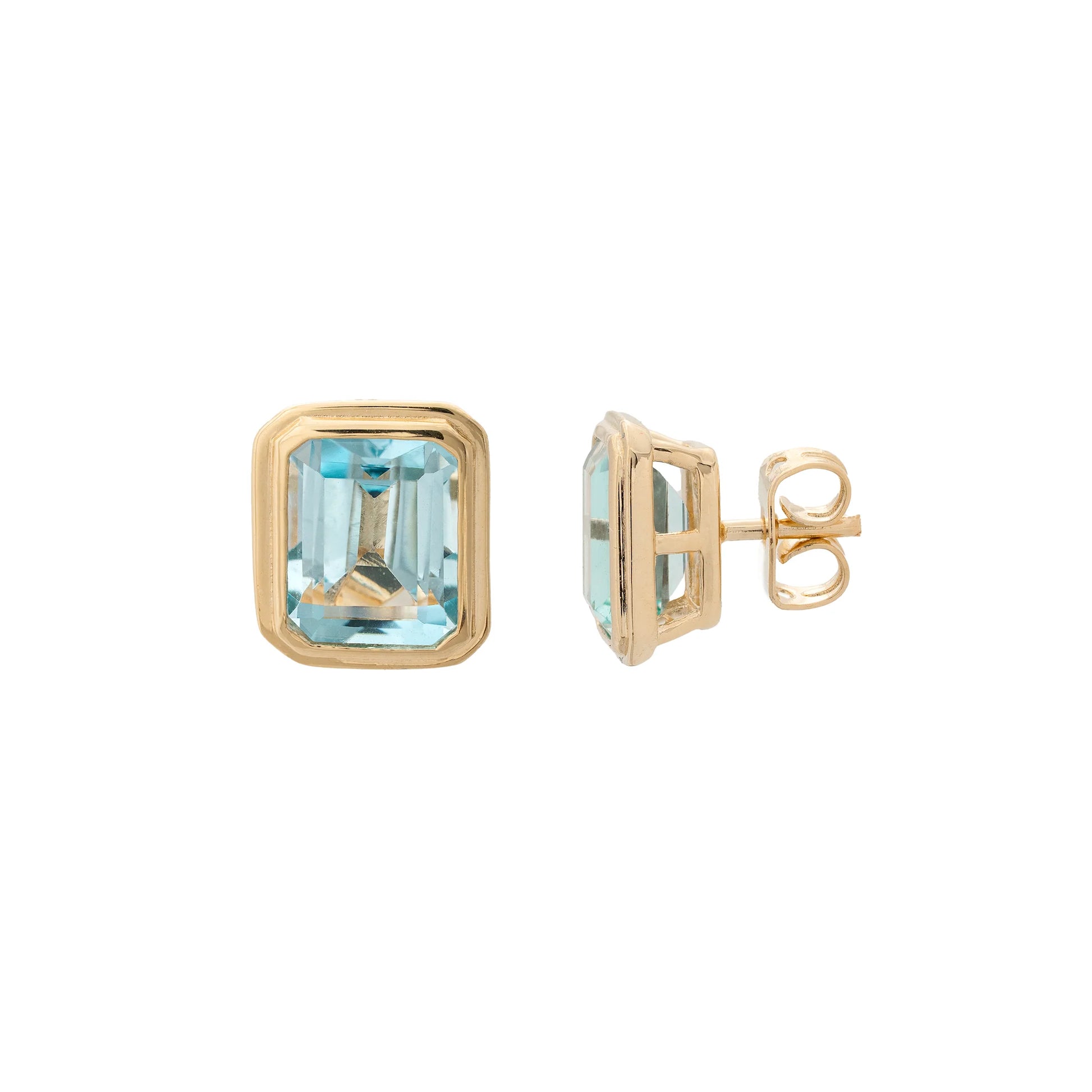 Lagoon Blue Topaz Earrings