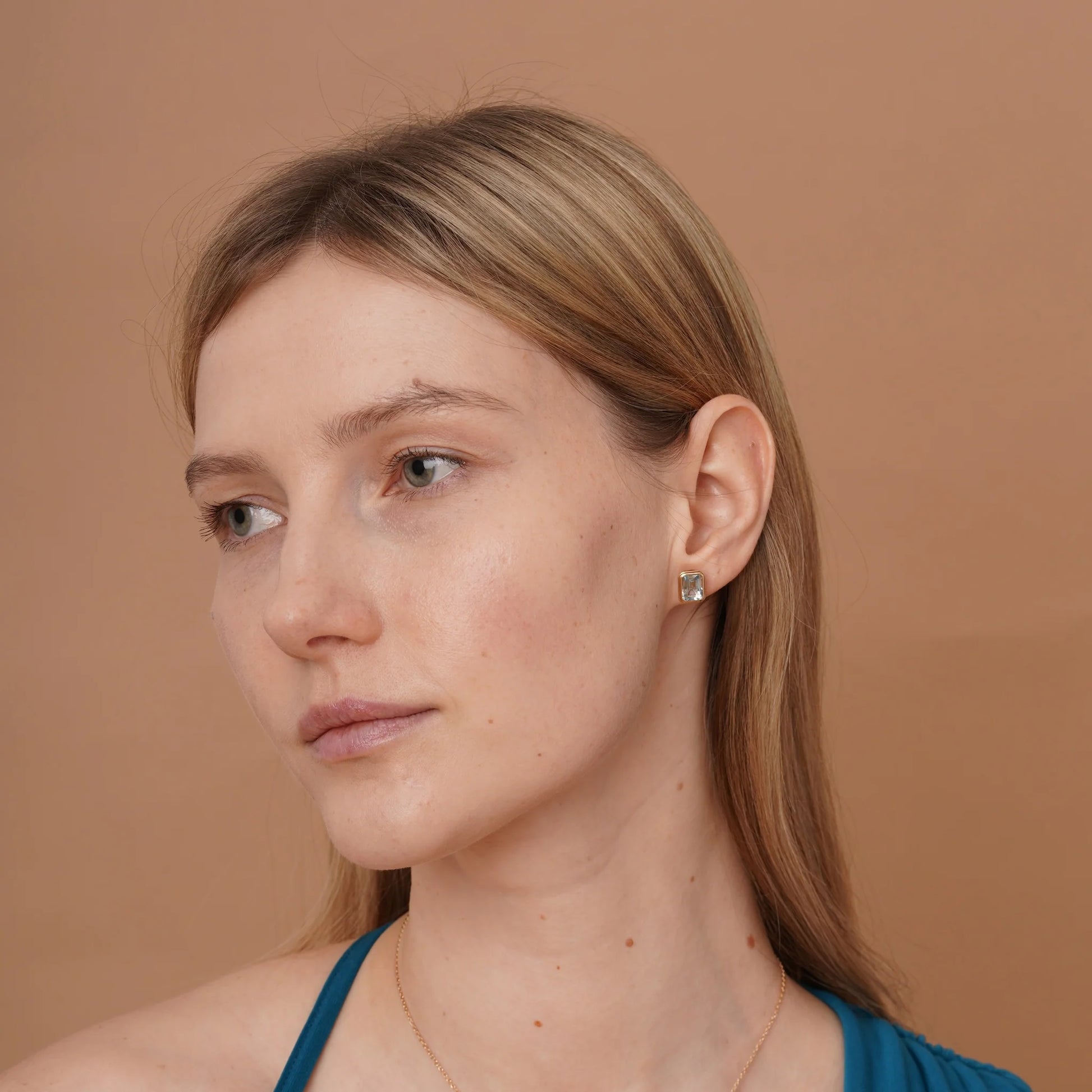 Lagoon Blue Topaz Earrings