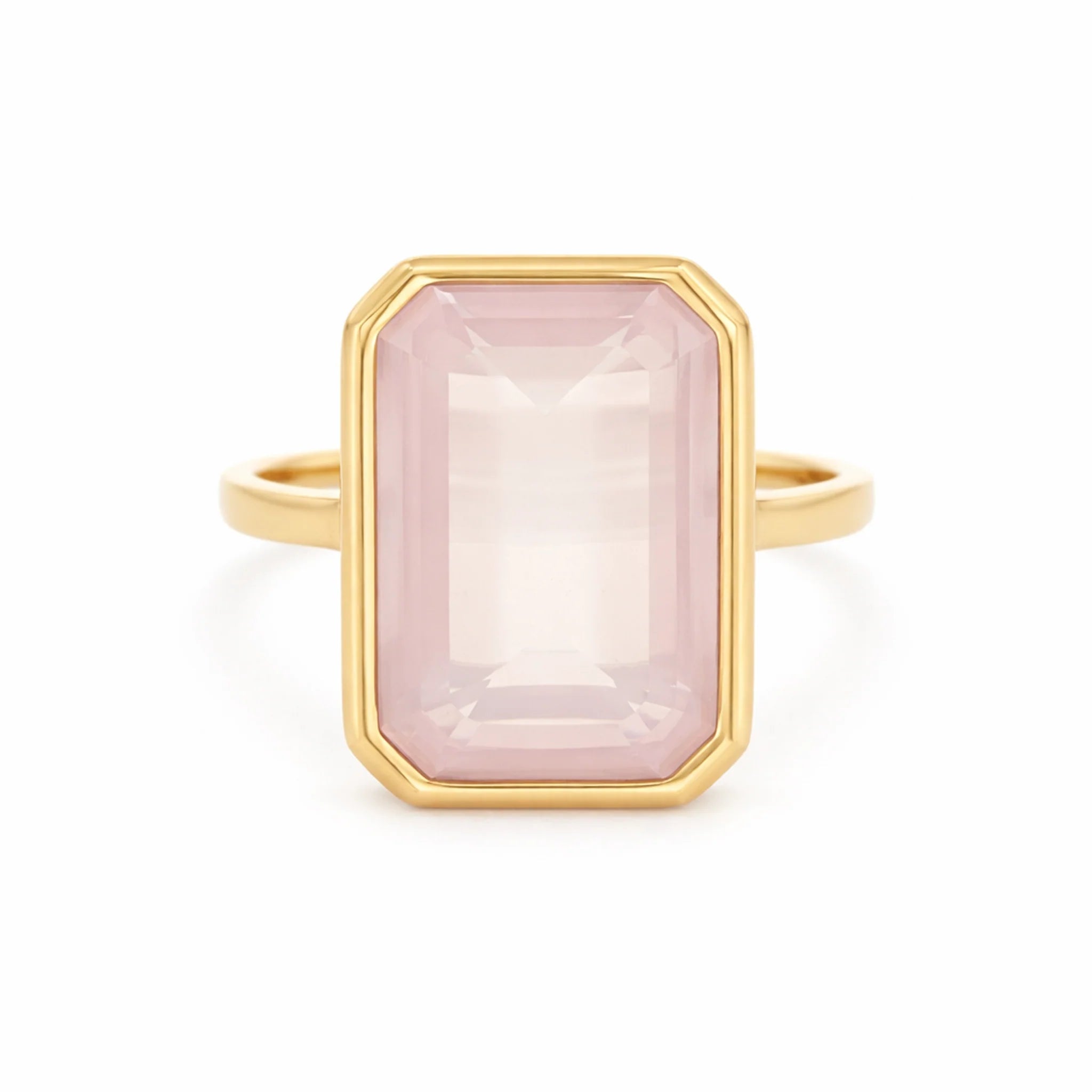 Lagoon Rose Quartz Ring
