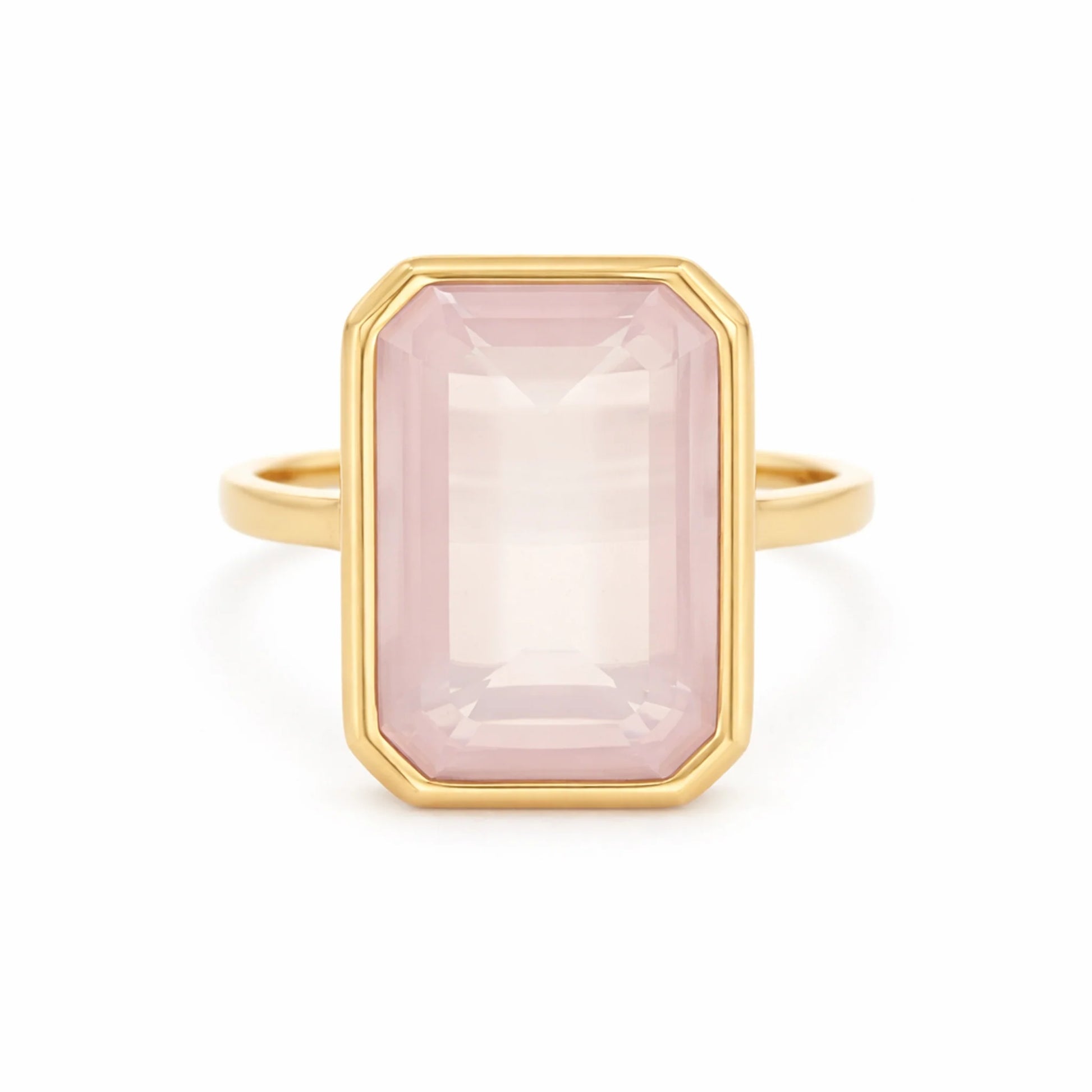 Lagoon Rose Quartz Ring