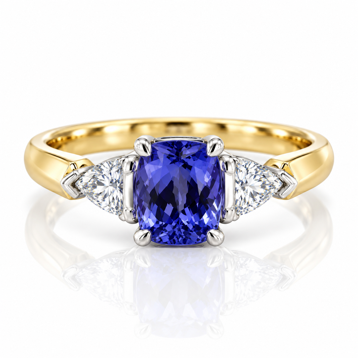 18kt Tanzanite and Diamond Dress Ring