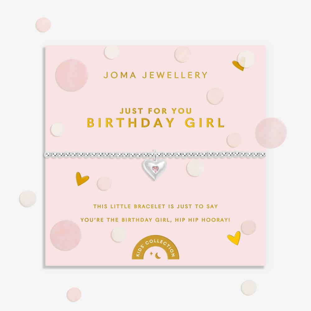 Kids' Confetti A Little 'Just For You Birthday Girl' Bracelet