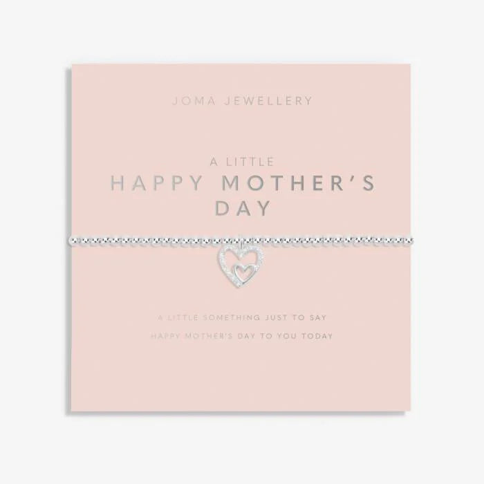 Mother's Day A Little 'Happy Mother's Day' Bracelet in Silver Plating image 0