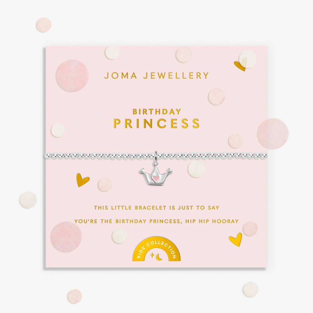 Kids' Confetti A Little 'Birthday Princess' Bracelet