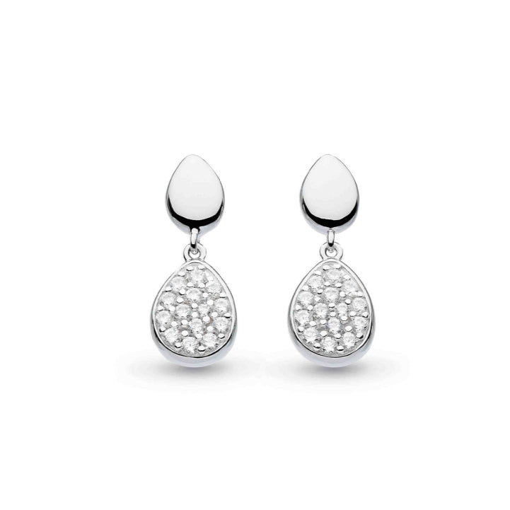 Kit Heath Coast Pebble Glisten Pavé Drop Earrings image 0
