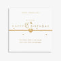 A Little 'Happy 18th' Bracelet In Gold Plating image 0