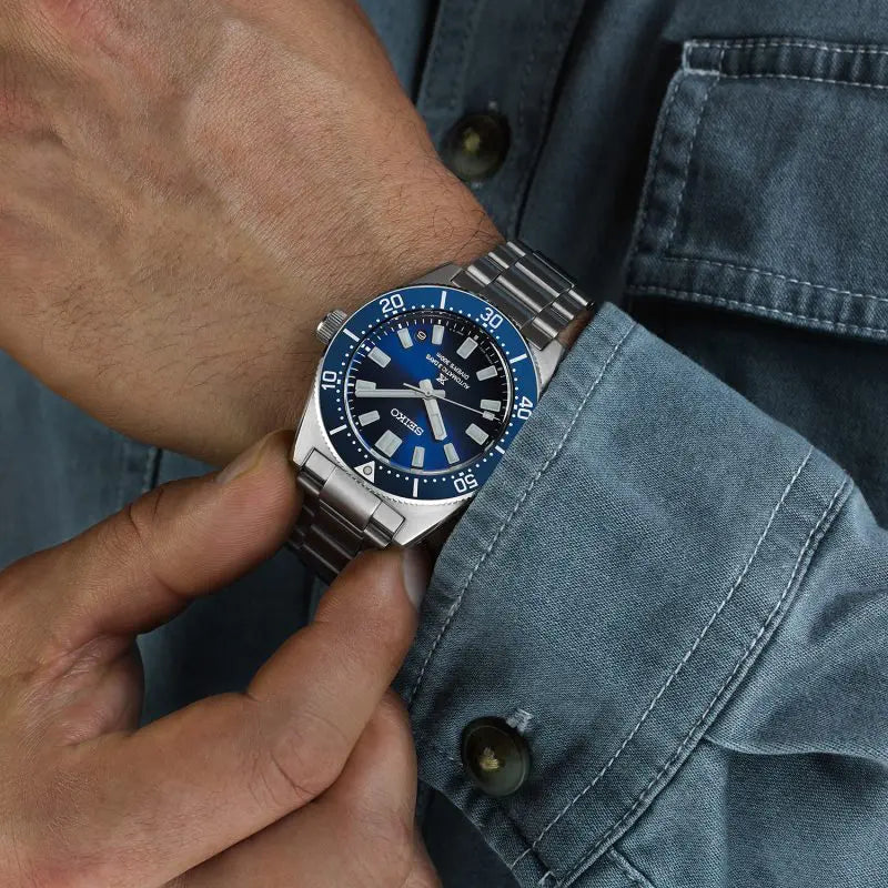 Seiko SPB451J1 Prospex 1965 Heritage Diver’s Watch in Scuba Blue image 5