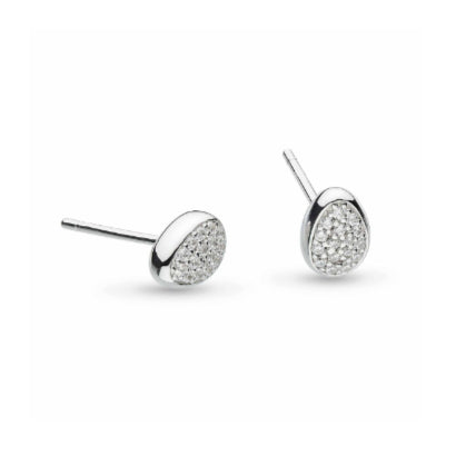 Kit Heath Coast Pebble Glisten Pavé Stud Earrings image 0