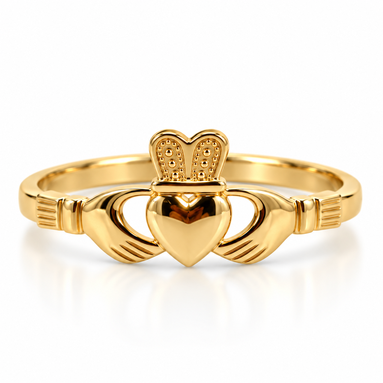 9kt Gold Claddagh Ring