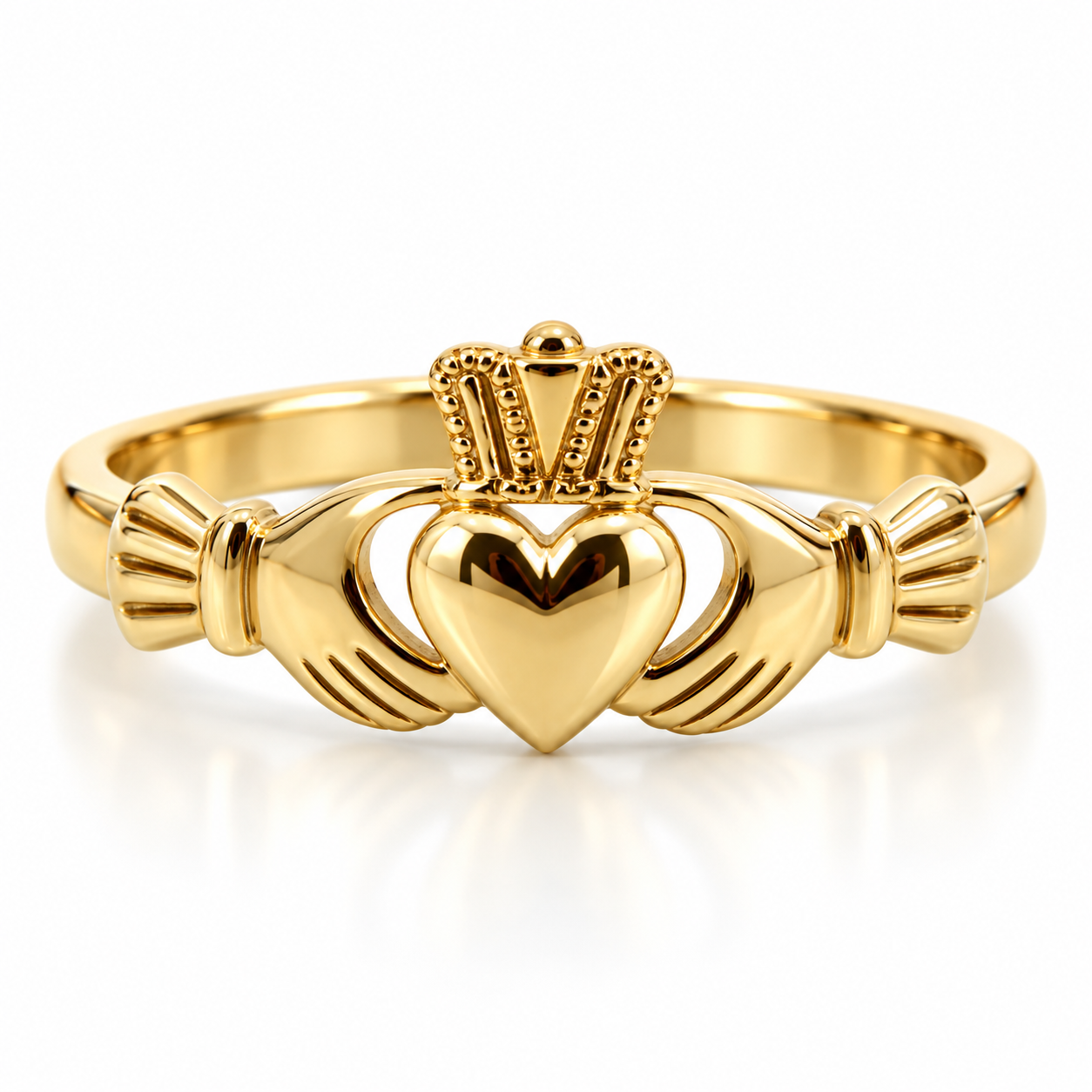 9kt Gold Claddagh Ring