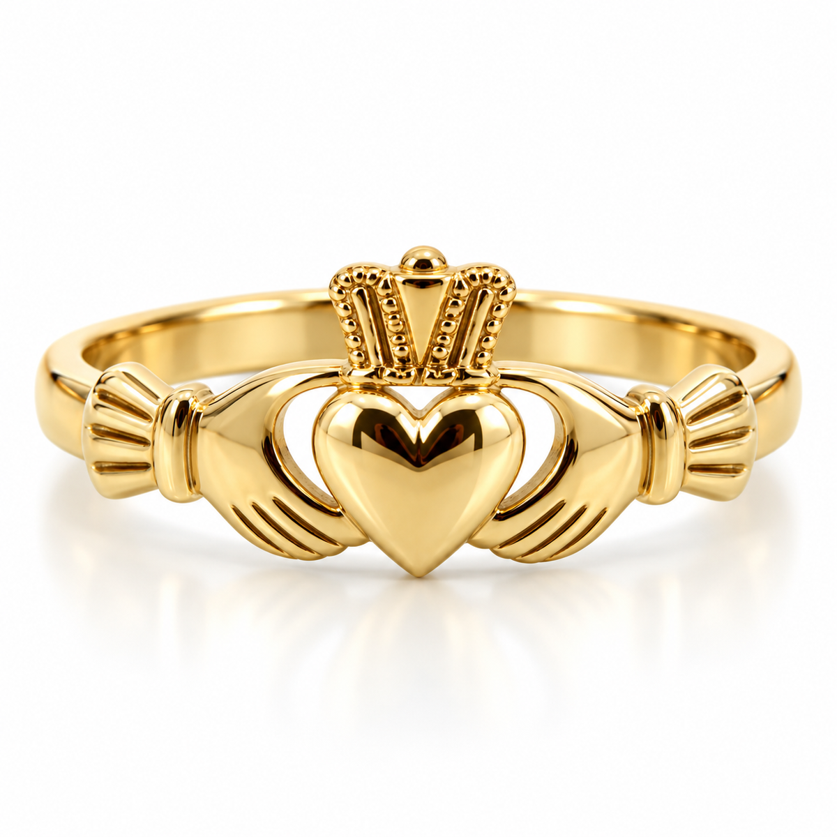 9kt Gold Claddagh Ring
