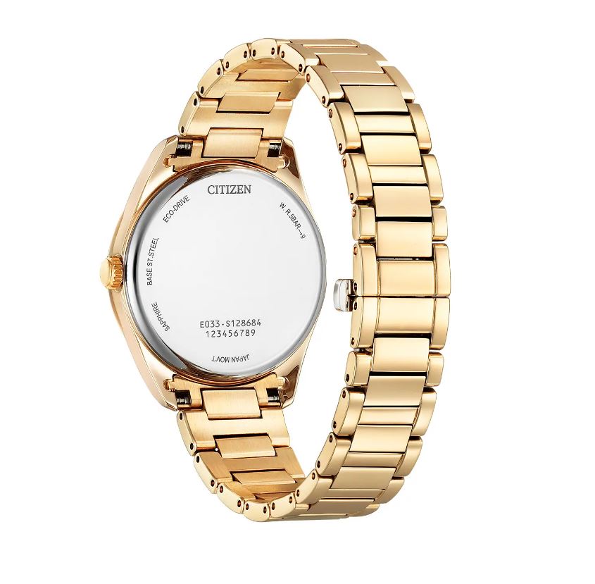 Citizen EM0973-55A Ladies Gold Plate Eco-Drive Watch 2601161 image 2