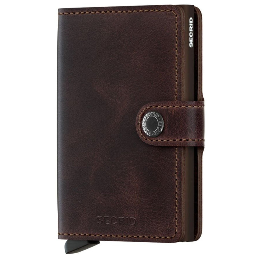 Secrid Vintage Chocolate Leather Miniwallet image 0