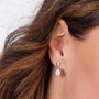 Kit Heath Coast Pebble Glisten Pavé Drop Earrings image 1