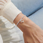 A Little 'Happy Birthday Mum' Bracelet In Silver Plating image 1