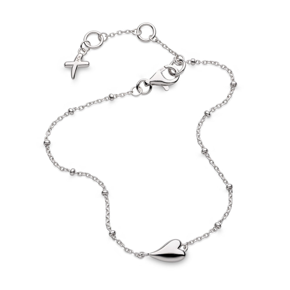 Kit Heath Desire Kiss Mini Heart Ball Chain Bracelet image 0