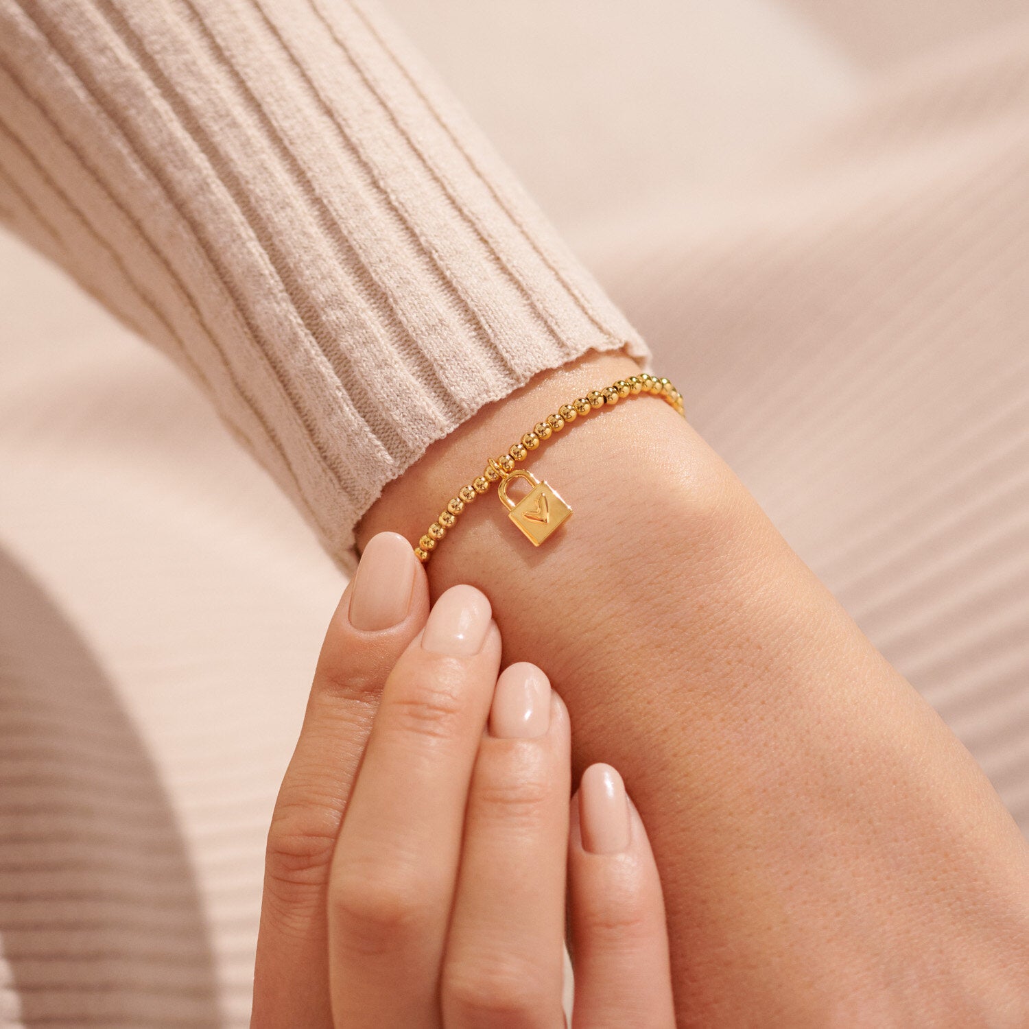 Gold A Little 'Strength' Bracelet image 1