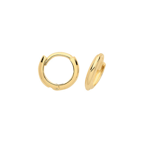 9kt Yellow Gold Hinged Earrings