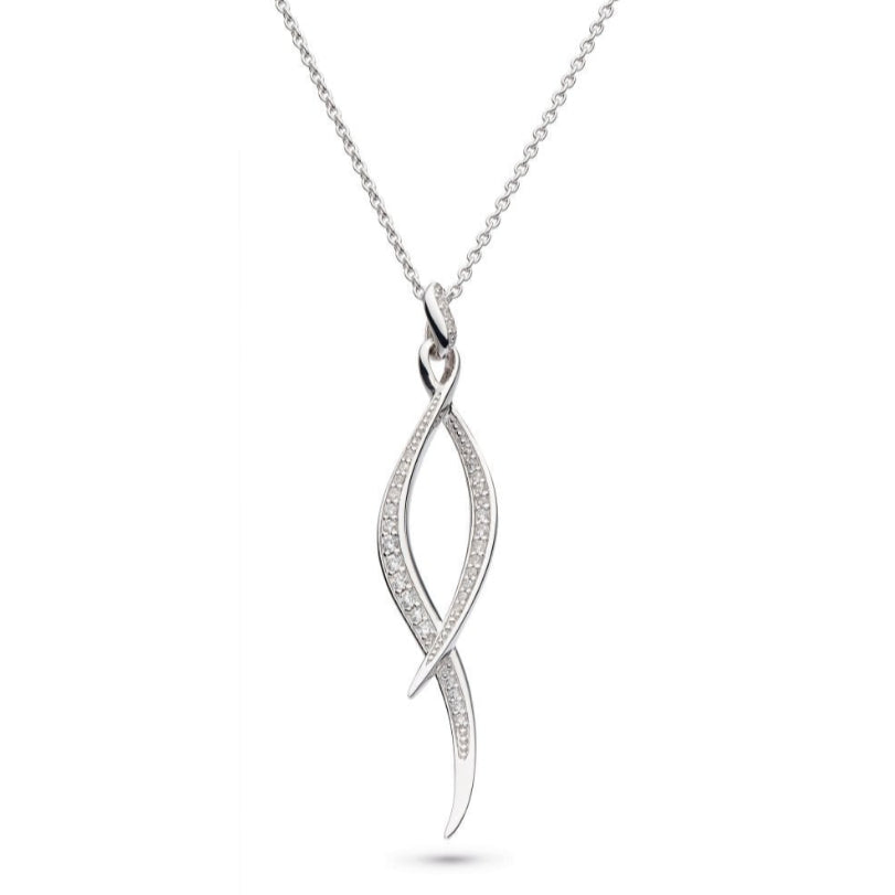 Kit Heath Entwine Twist Cubic Zirconia 20" Necklace image 0