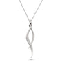 Kit Heath Entwine Twist Cubic Zirconia 20" Necklace image 0