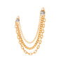 Quartermaine OPS2 18kt Gold & Diamond Opulence Double Piercing Earring 11050047 image 0