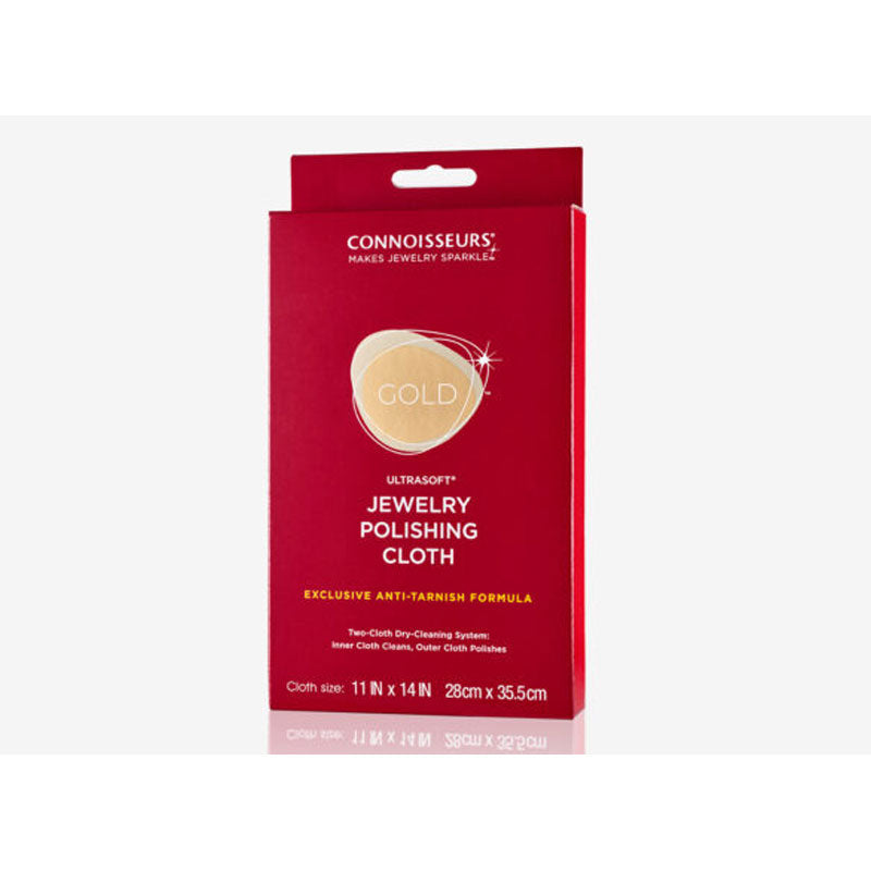 Connoisseurs UltraSoft® Jewellery Polishing Cloth Gold Buff