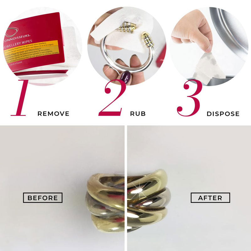 Connoisseurs Jewellery Wipes