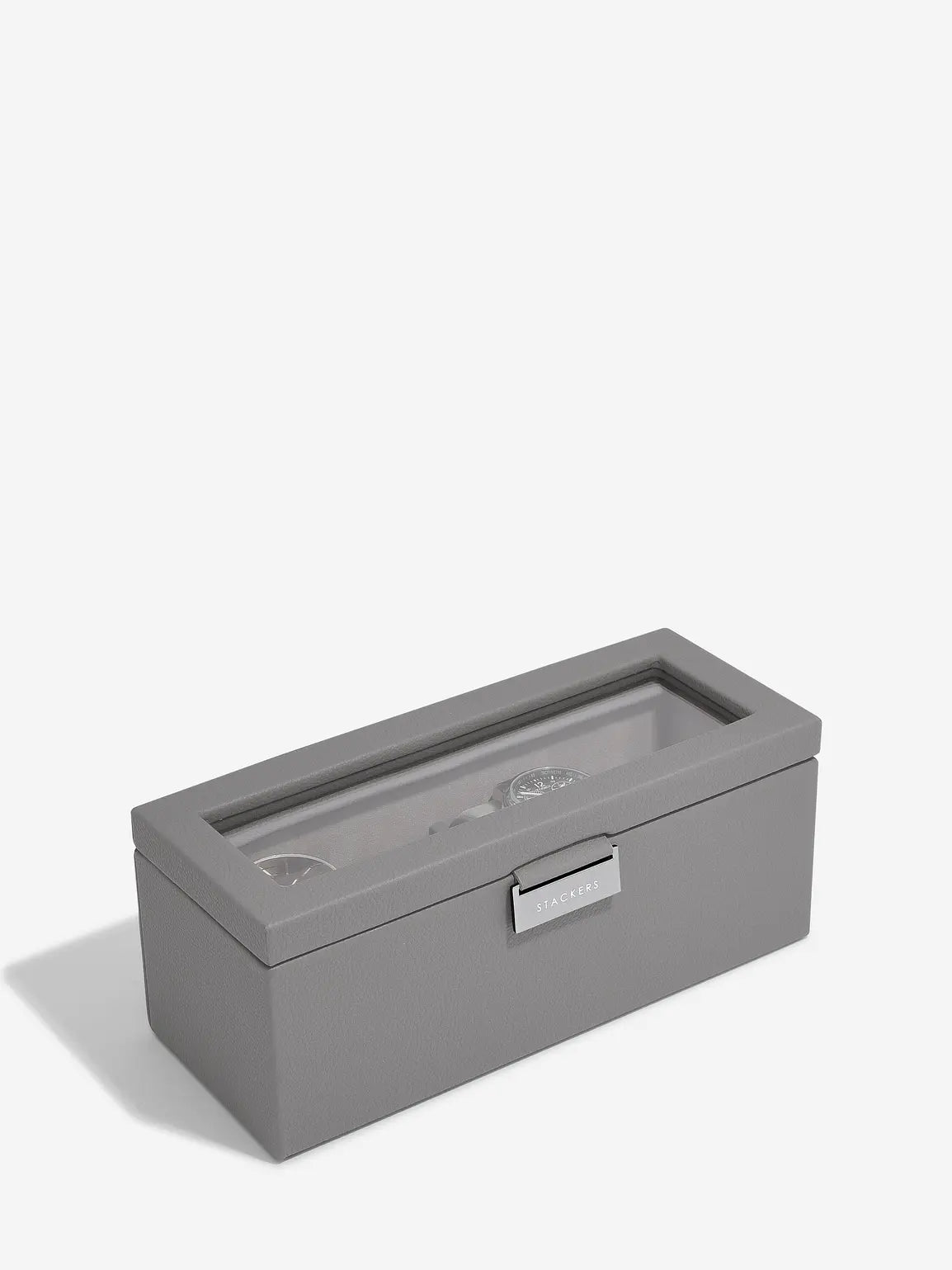 4 Piece Watch Box - Slate Grey