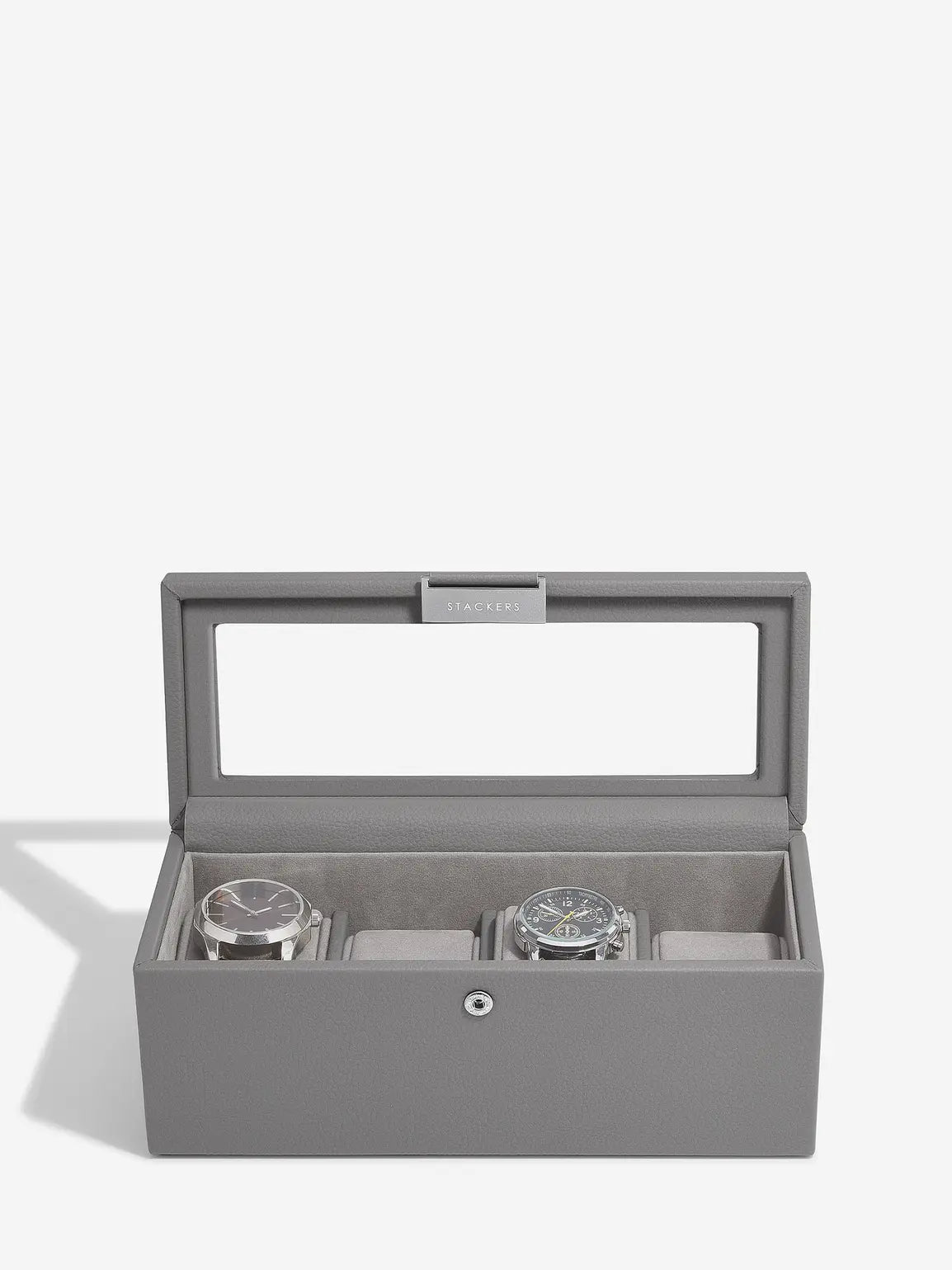 4 Piece Watch Box - Slate Grey